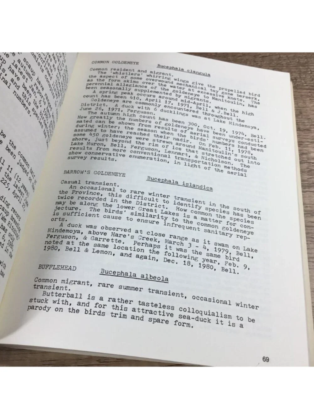 Birds Of Manitoulin Island By John C. Nicholson Second Edition Revised 1981